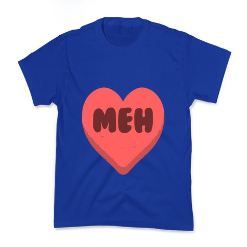 Valentine's Day Heart Meh Kid's Tee